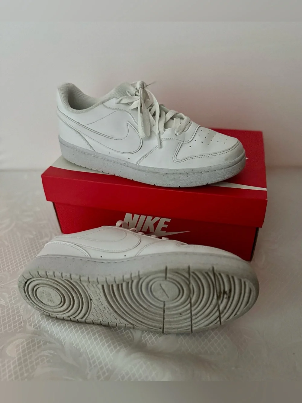 Nike Court Borough Low-Top Recraft Sneakers 7Y